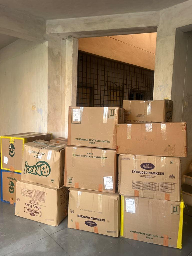 Organised packaging and sturdy cartons prepared by Shabari Packers